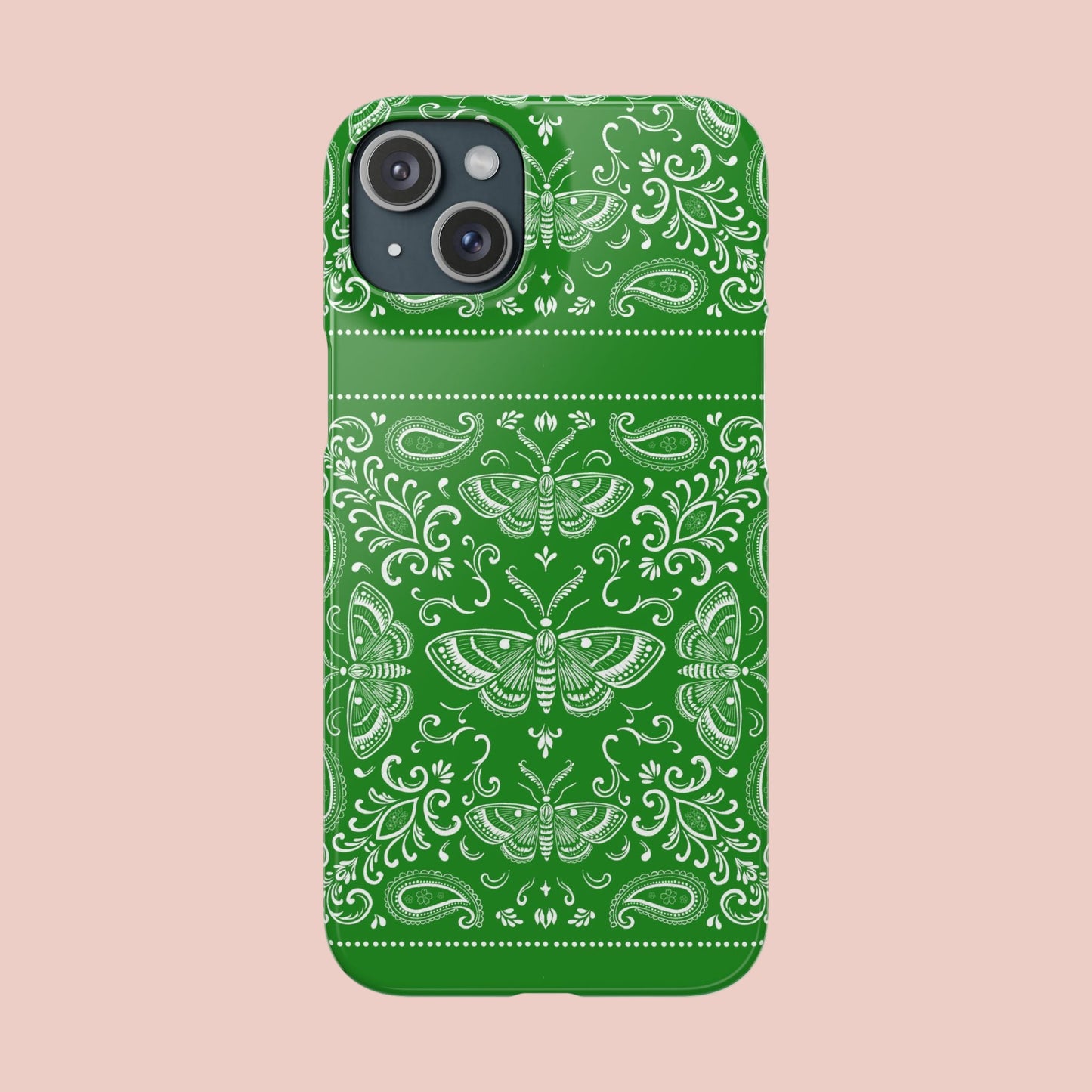 Custom phone case with Sakura Tinea design – fits iPhone & Samsung