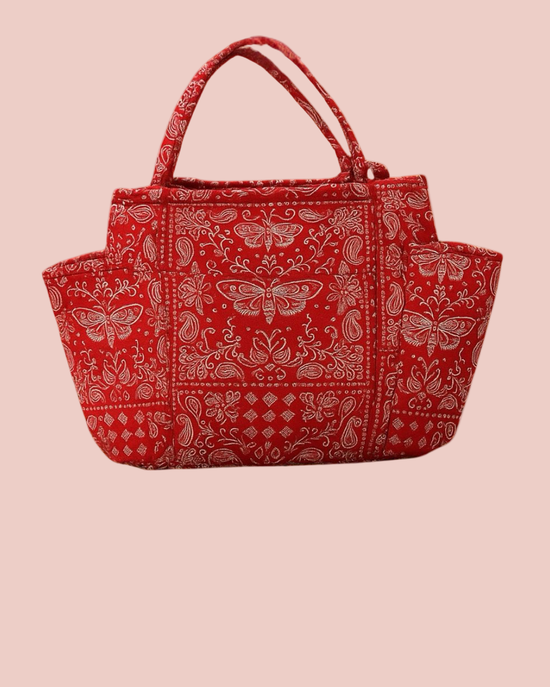 Handmade oversized tote bag in custom fabric - UK made