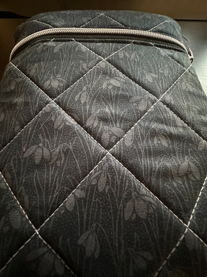 Readz...but Cozy!!- in Liberty Fabric-Slate Black Snowdrop