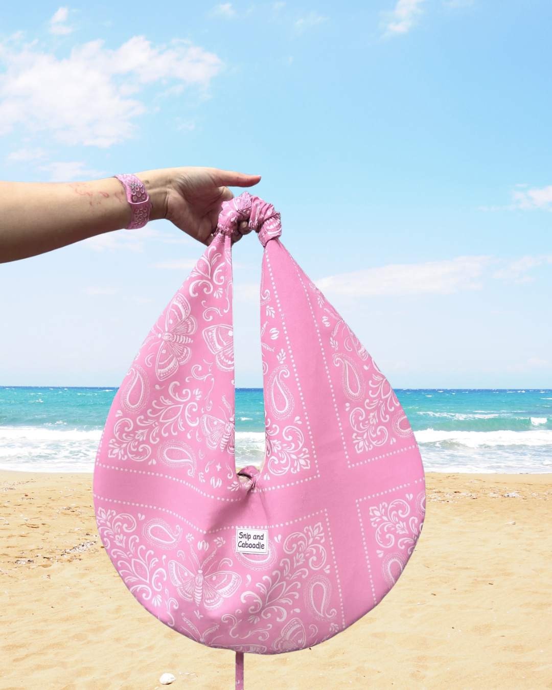 The Orbit Sling – Handmade Bandana Print Shoulder Bag