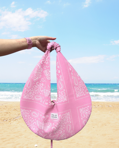 The Orbit Sling – Handmade Bandana Print Shoulder Bag